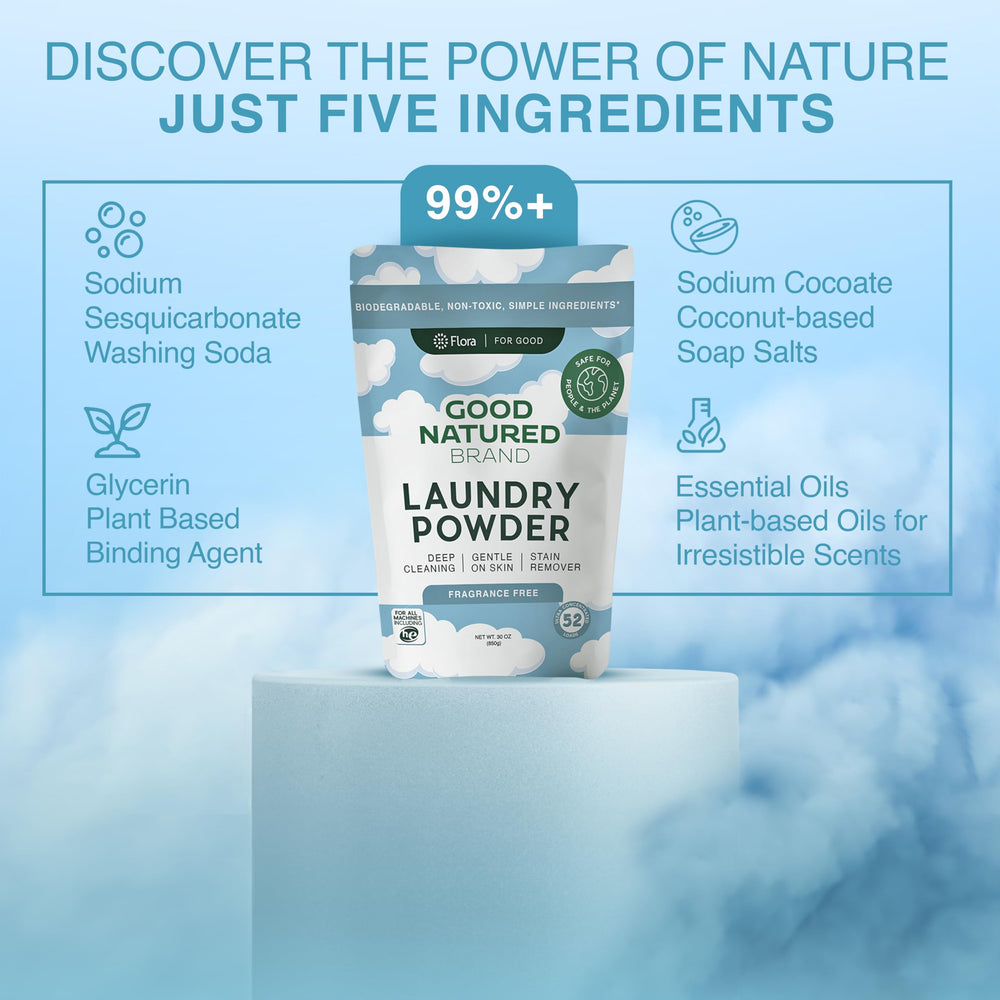 Good Natured Brand soin-pattes et peaux sensibles, lavage doux des textiles