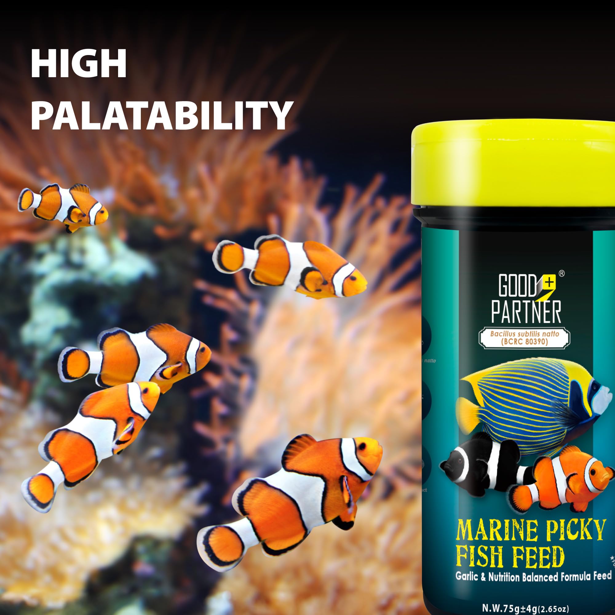 GOOD PARTNER Purify Series amélioration apparence et vitalité des poissons marins