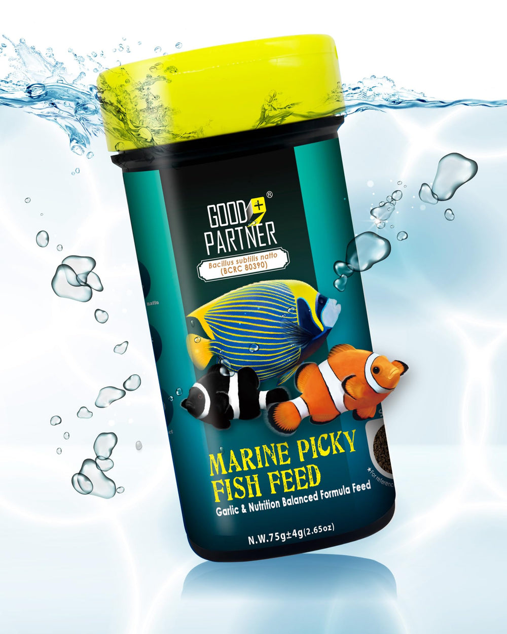 GOOD PARTNER Purify Series granules coulants pour poissons marins améliorant la croissance et l’eau
