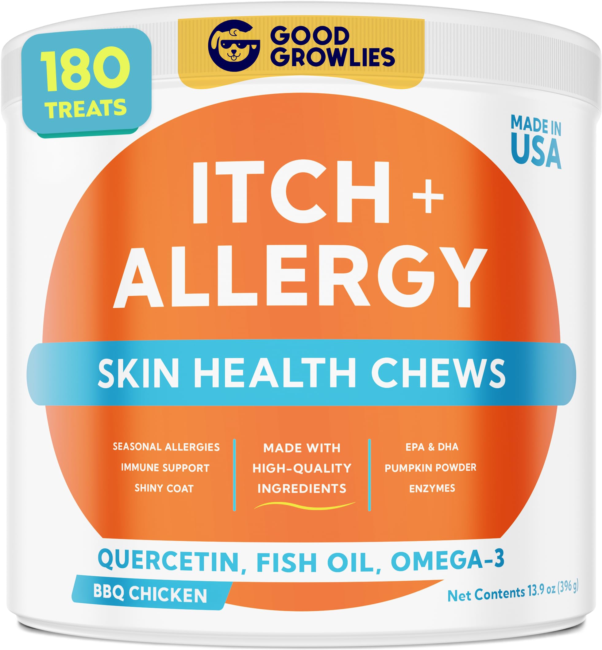 GOODGROWLIES bouchées allergie chien emballage: aperçu du produit et confort anti-démangeaisons