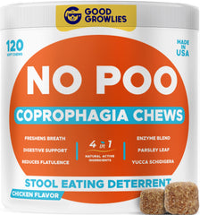 GOODGROWLIES Chew No Poo: boîte prête à l'emploi pour prévenir l ingestion et améliorer le souffle