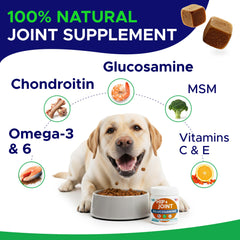 GOODGROWLIES chondroïtine MSM oméga-3 – formule avancée pour articulations des chiens