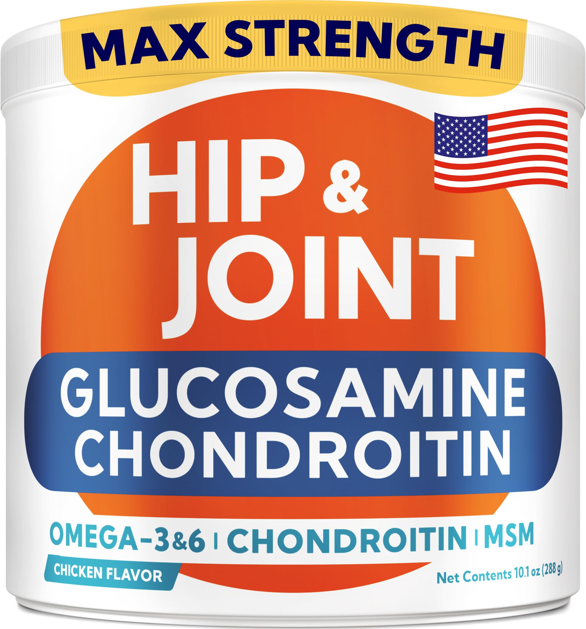 GOODGROWLIES glucosamine pour chiens – emballage pratique pour démarrer le traitement