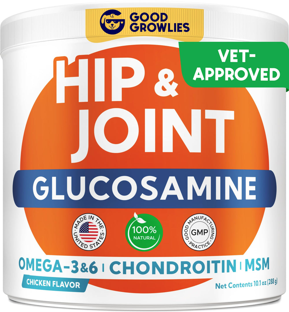 GOODGROWLIES glucosamine friandises emballage : démarrer le programme mobilité.