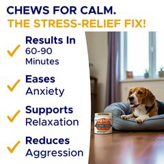 GOODGROWLIES ingrédients chanvre mélatonine, soutien naturel au repos du chien.