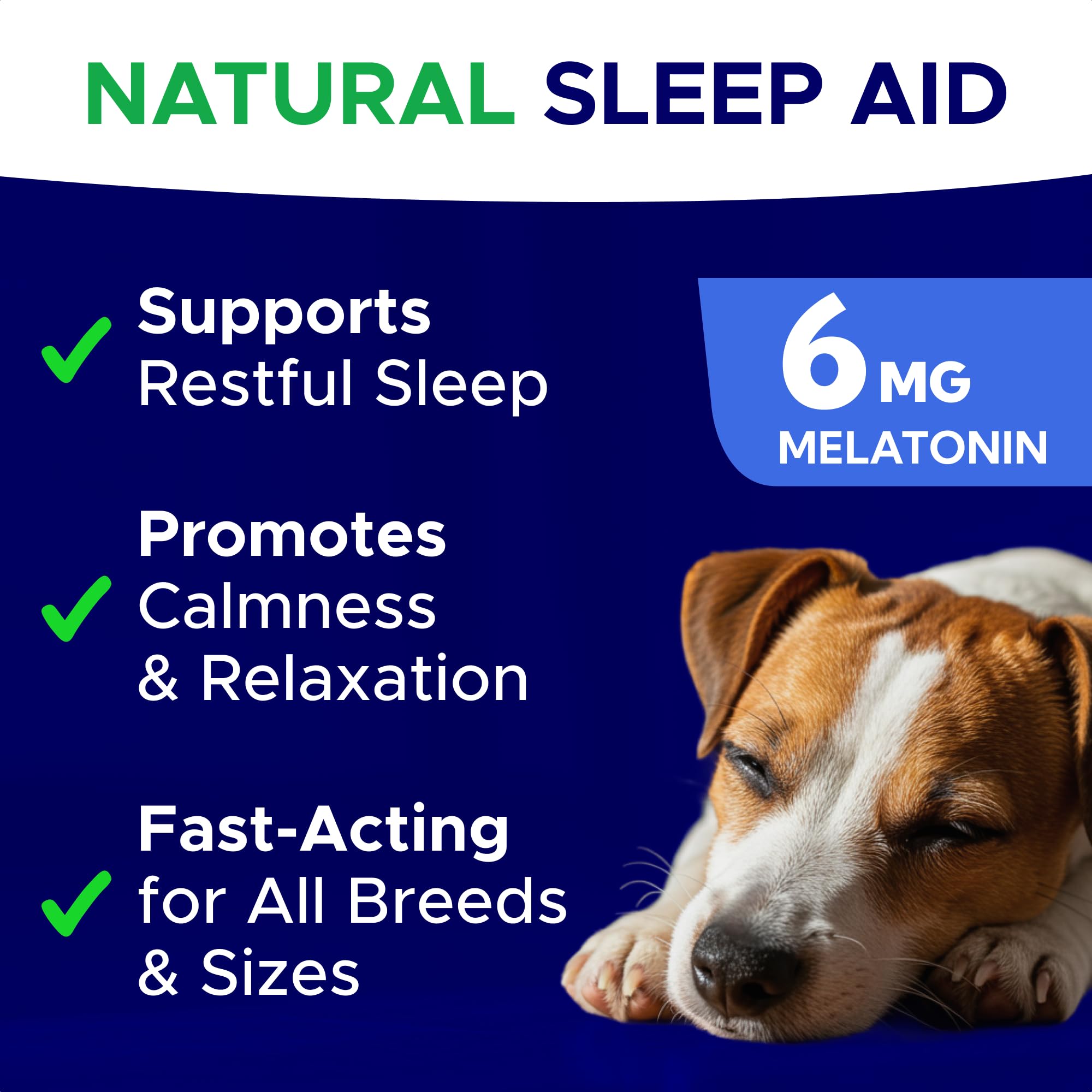 GOODGROWLIES Mélatonine – paquet de friandises pour chien offrant un apaisement nocturne.