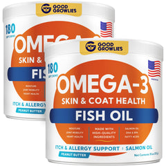 GOODGROWLIES Omega 3 pour chien – peau saine et pelage brillant