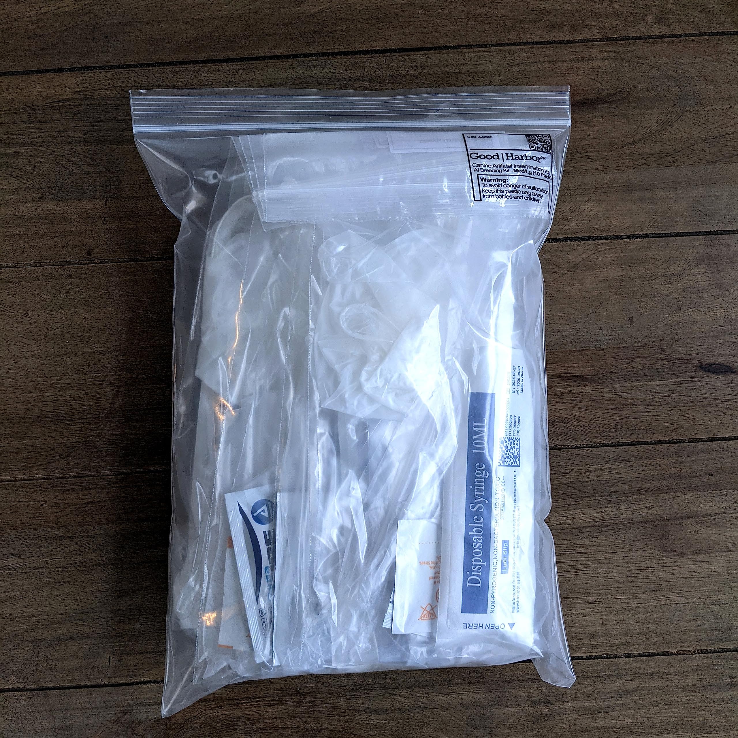 Good|Harbor seringue luer 10ml pour un transfert précis du prélèvement.