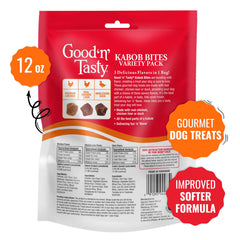 Good ‘n’ Tasty bouchées kabob poulet, saveur riche idéale comme récompense.