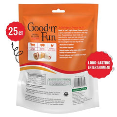 GOOD 'N' FUN Triple Flavor Mini Os : emballage pratique et refermable.