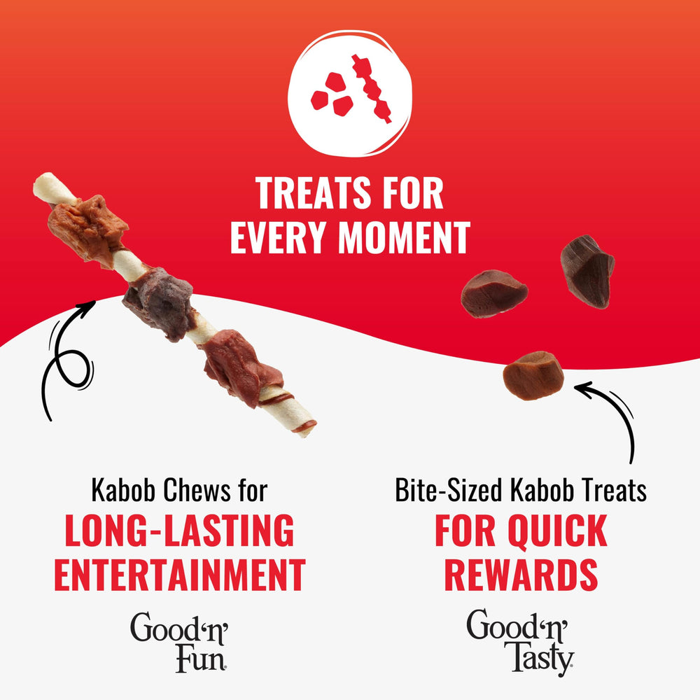Good 'N' Tasty Kabob Bites 4 onces, portion pratique à partager.