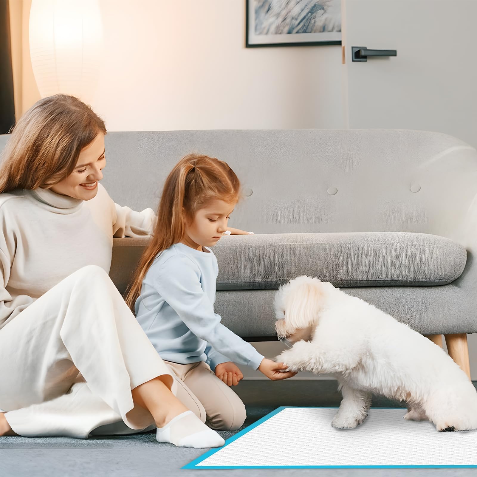 GoofyPet tapis protection surface 22x22, idéal pour les accidents.