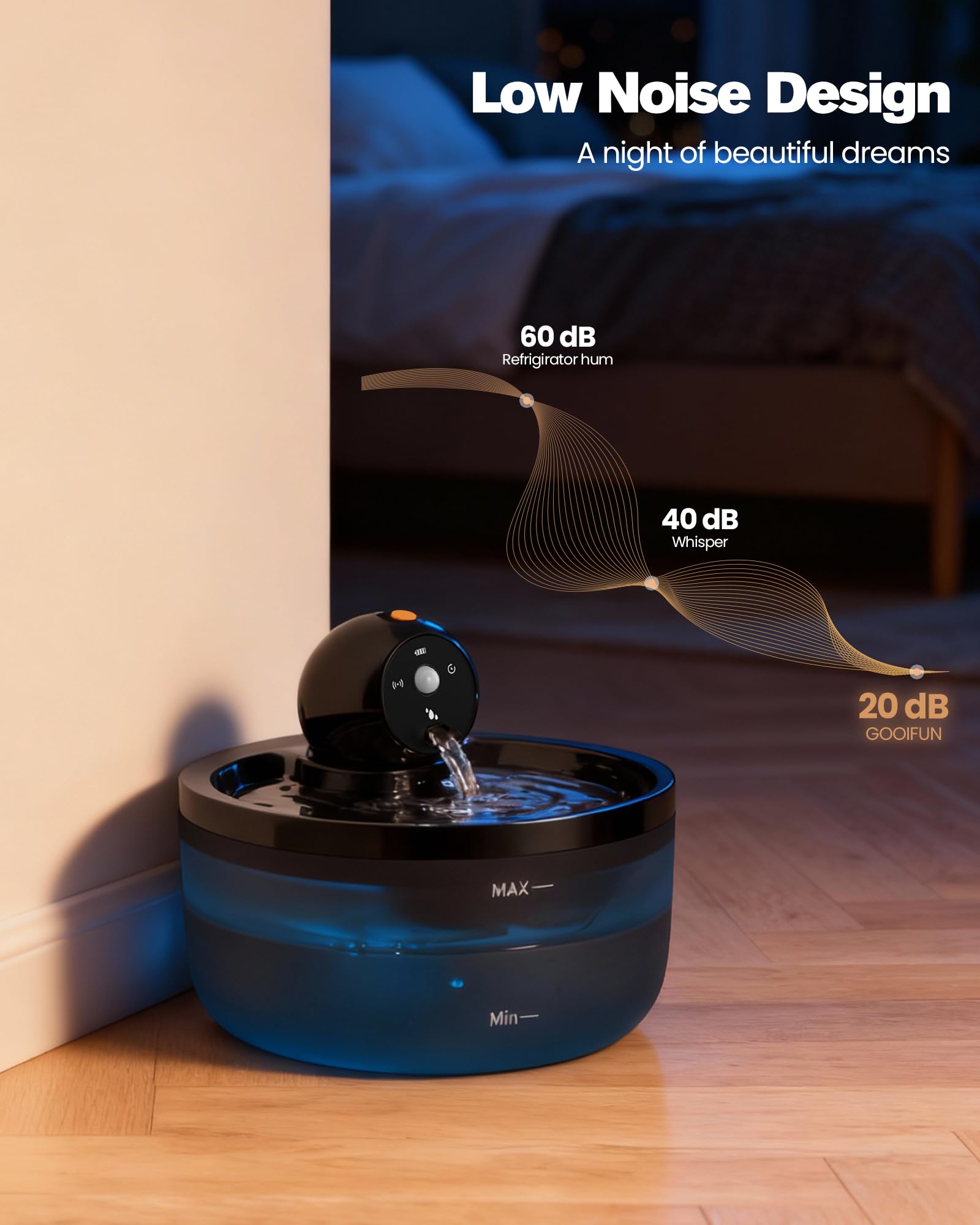 GOOIFUN matériau sans BPA, sécurité et pureté de l’eau