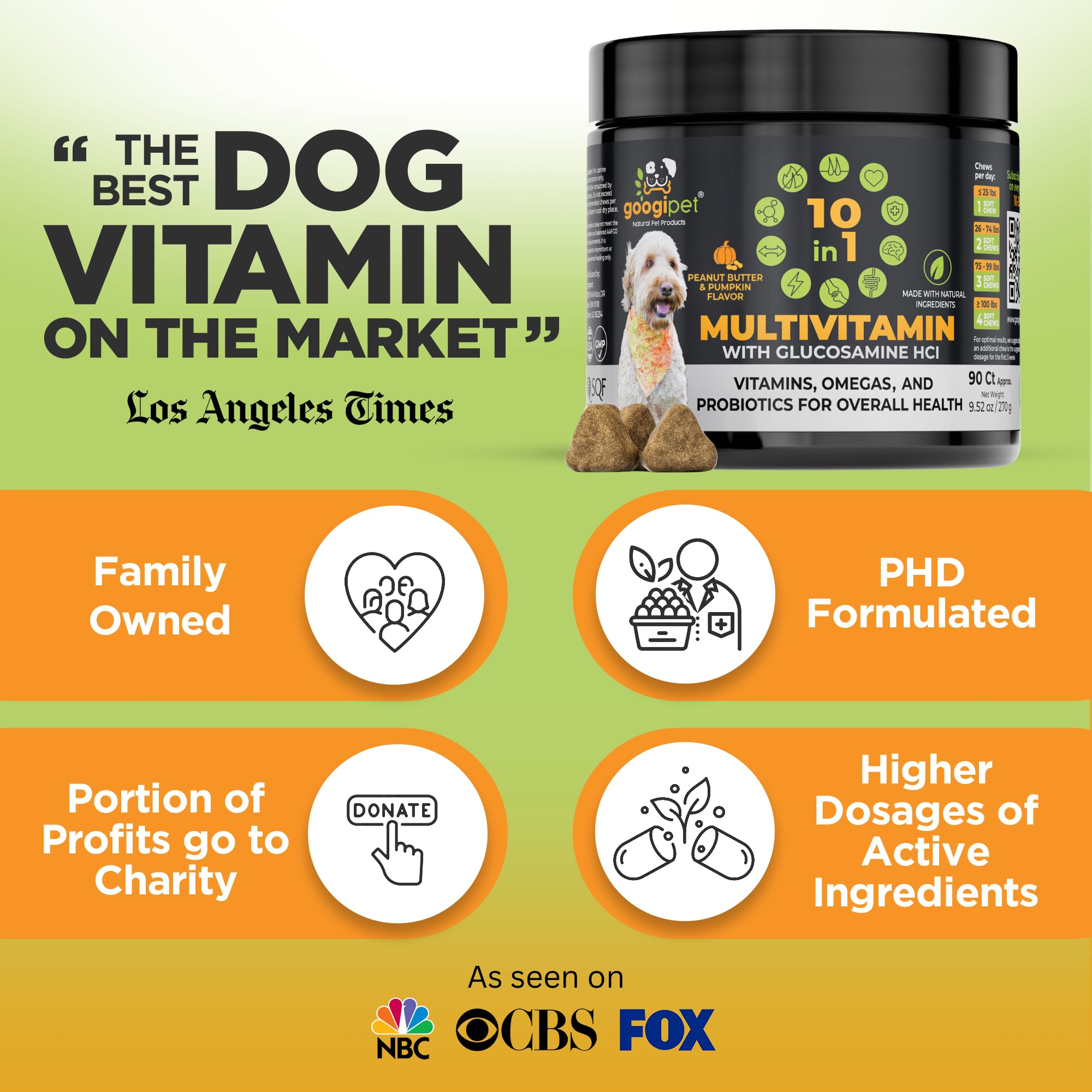 Googipet Probiotiques Digestifs – ventre heureux et digestion plus équilibrée.