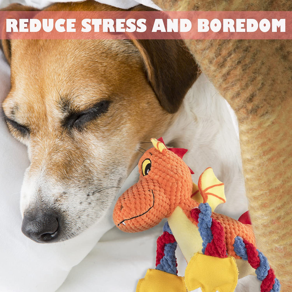 GOOLA Dragon design leger: peluche légère et facile à lancer pour chiens de toutes tailles.