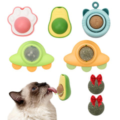 Goosheep Balle Roller à Cataire murale, stimulation ludique pour chats.