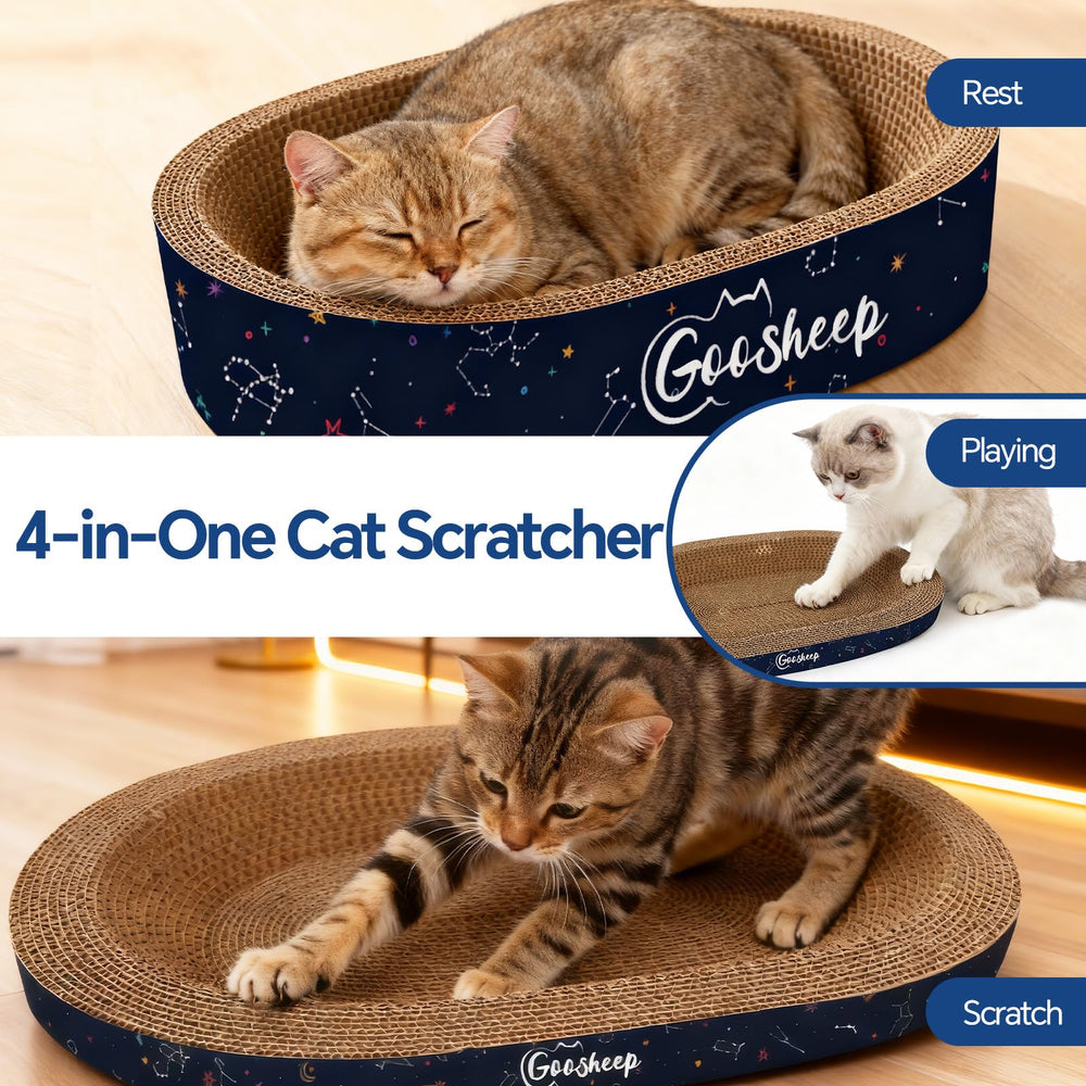 Goosheep coussin ovale chat 2e : coin repos supplémentaire.