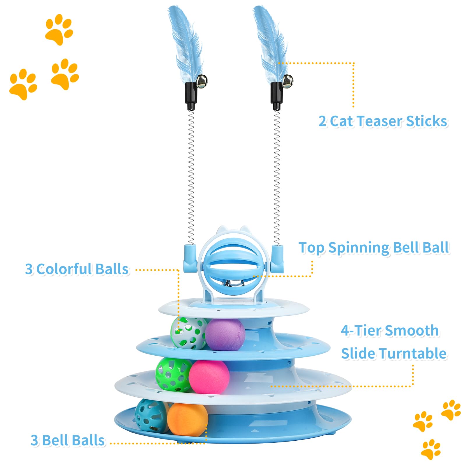 Usage quotidien Goosheep pour chat, idéal pour exercice et amusement.