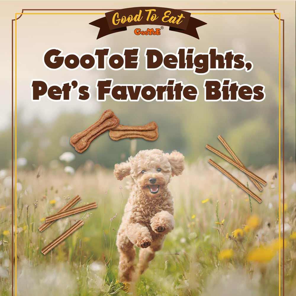 Gootoe friandises buffle — poche refermable pour faciliter les déplacements