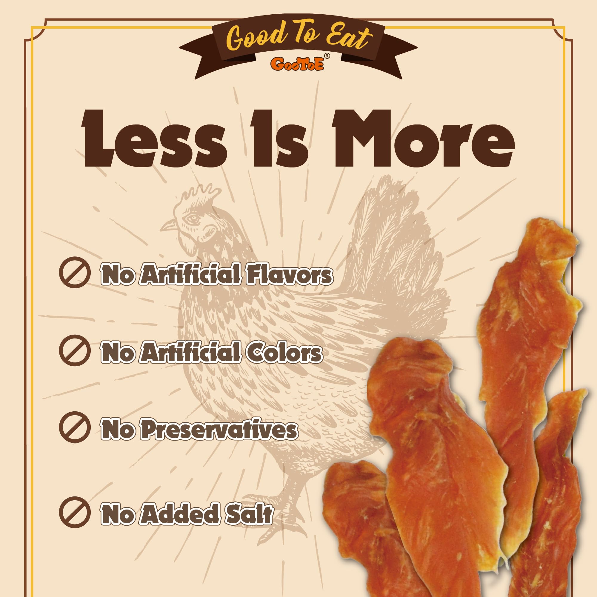Gootoe friandises poulet formation : récompense idéale lors des séances d'entraînement.