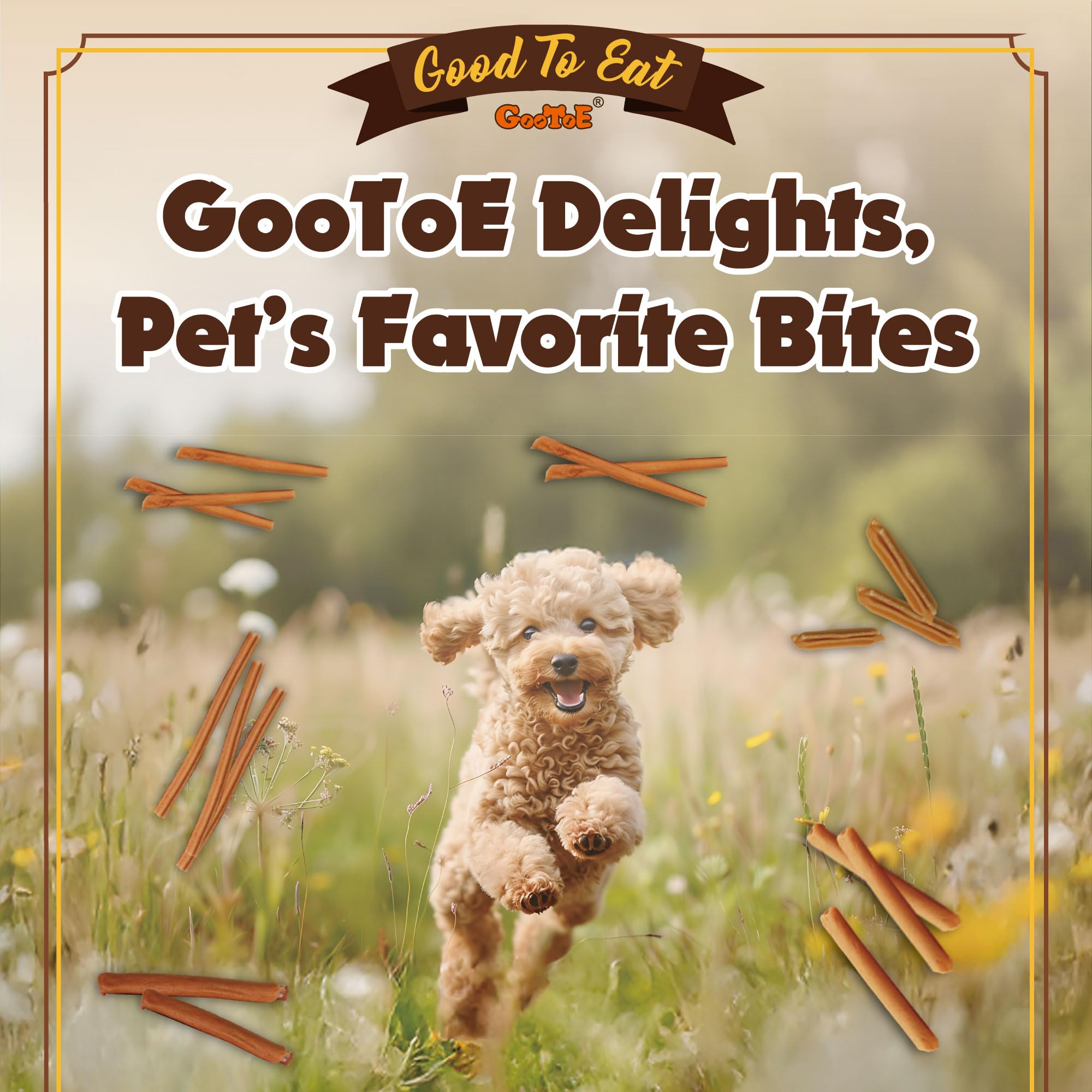 Gootoe ingredients naturels poulet sans artificiels pour friandises santi.