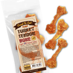 Gootoe tendon dinde pour chien – emballage et friandise naturelle durable.
