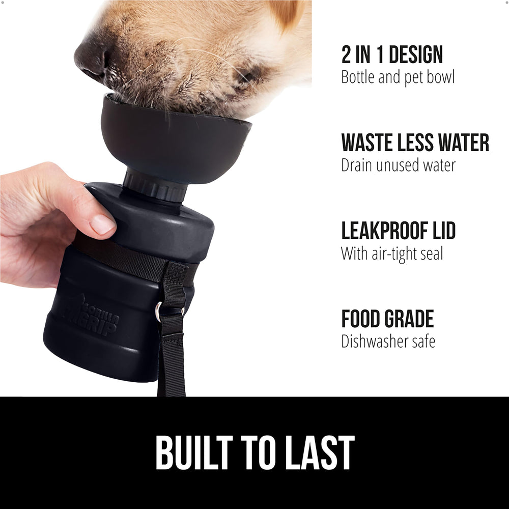 Gorilla Grip bol intégré, facilement accessible pour l hydratation.