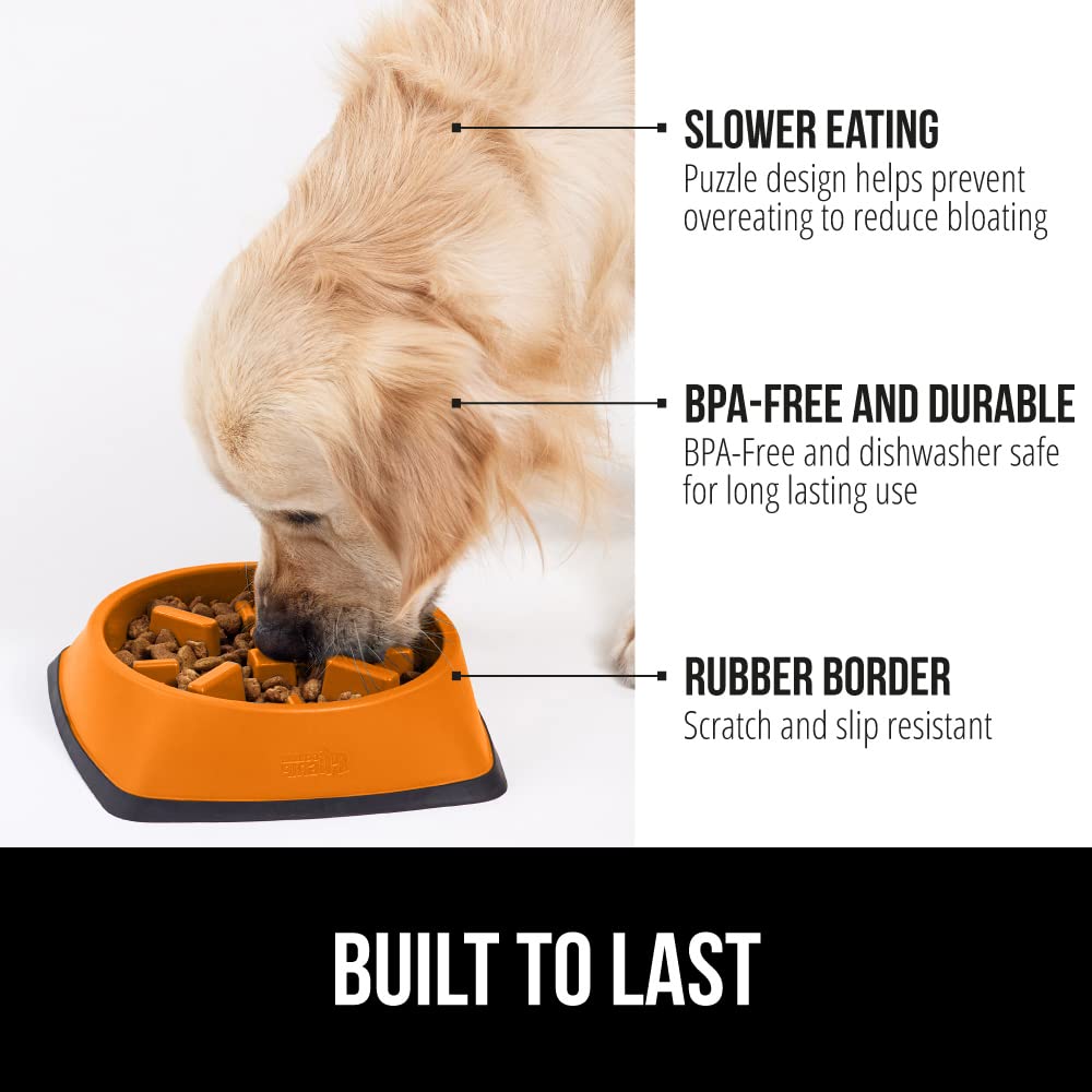Gorilla Grip bol puzzle-repas chien-chat 1-tasse: stimule l'engagement et rend les repas ludiques