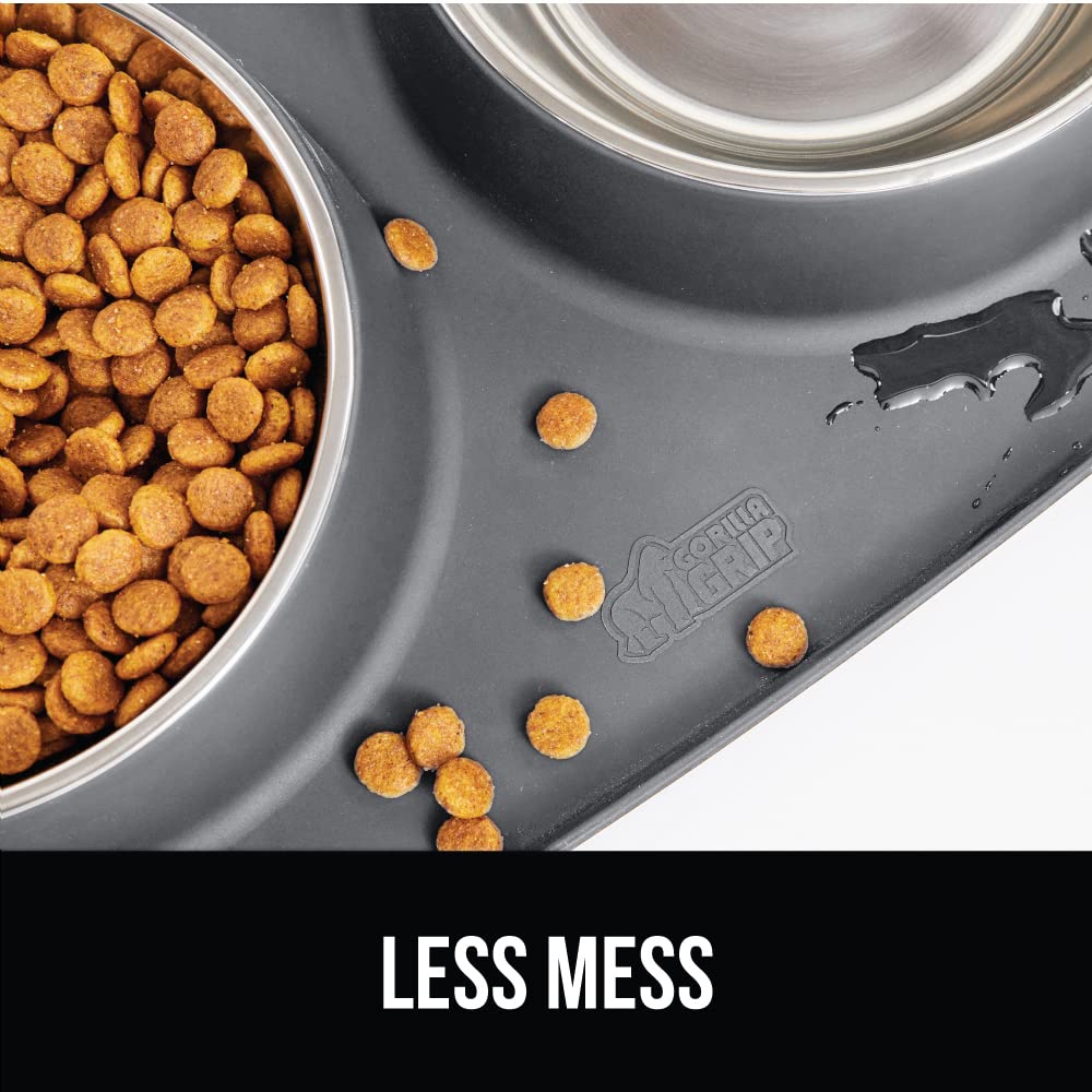 Ensemble de bols inox Gorilla Grip 6 tasses pour grandes portions.