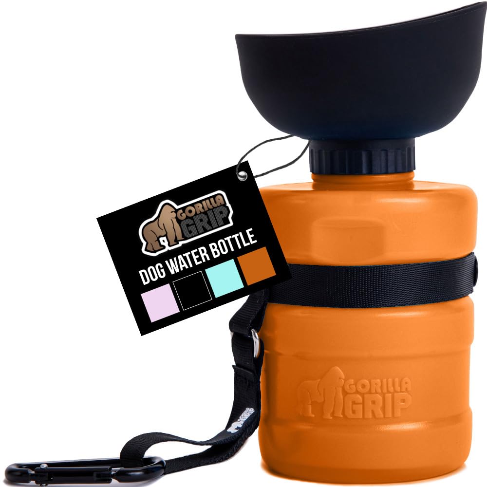 Bouteille Gorila Grip 12oz pour chien portable, hydratation rapide en promenade