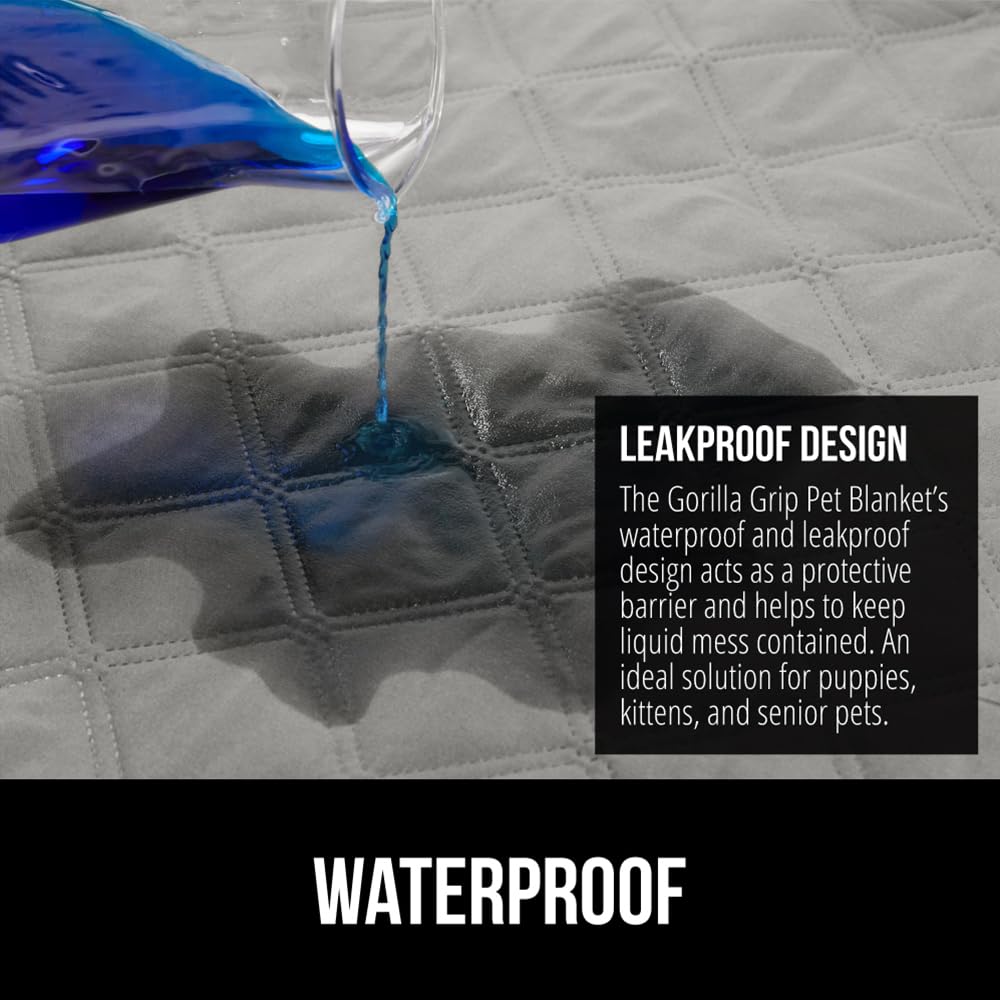 Gorilla Grip: couche interieure TPU impermable pour contenir les liquides.