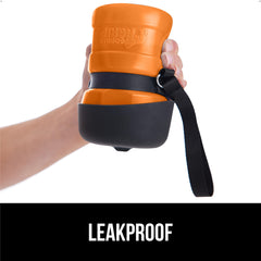 GORILLA GRIP: design 2-en-1 portable, tout-en-un pour hydrater votre chien.