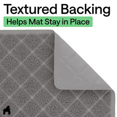 GORILLA GRIP Face Texture Stabilise : tapis reste en place lors des sorties.