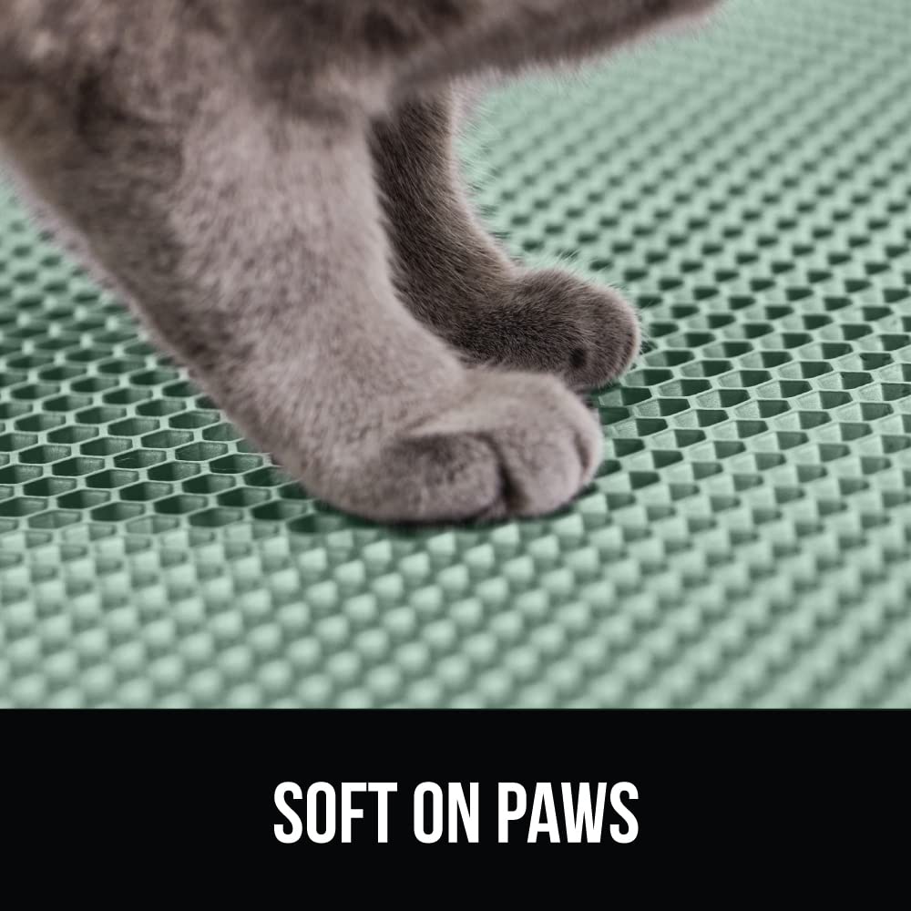 Fond impermeable du tapis Gorilla Grip protege le sol