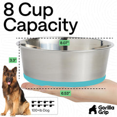 Gorilla Grip: gamelle lavable au lave-vaisselle et sans BPA.