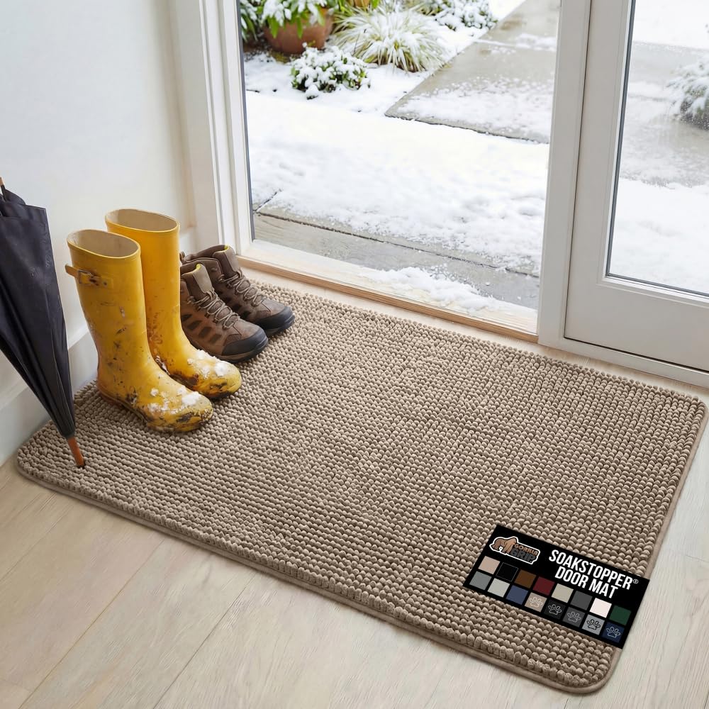 GORILLA GRIP SoakSTOPPER tapis absorbant idéal pour sols propres