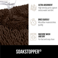 GORILLA GRIP SoakSTOPPER chenille douce et sèche rapidement