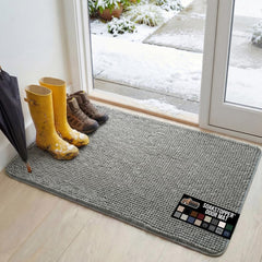 Gorilla Grip SoakSTOPPER: tapis d'entrée absorbant pour pieds propres et secs.