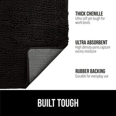 GORILLA GRIP SoakSTOPPER: tapis pattes boueuses qui piège la saleté.