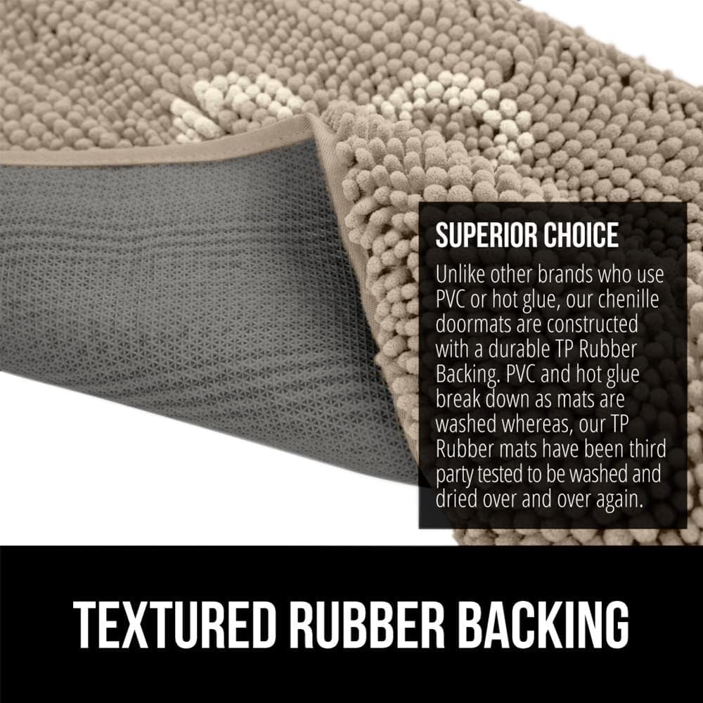 Gorilla Grip SoakSTOPPER séchage rapide grâce à la chenille haute.