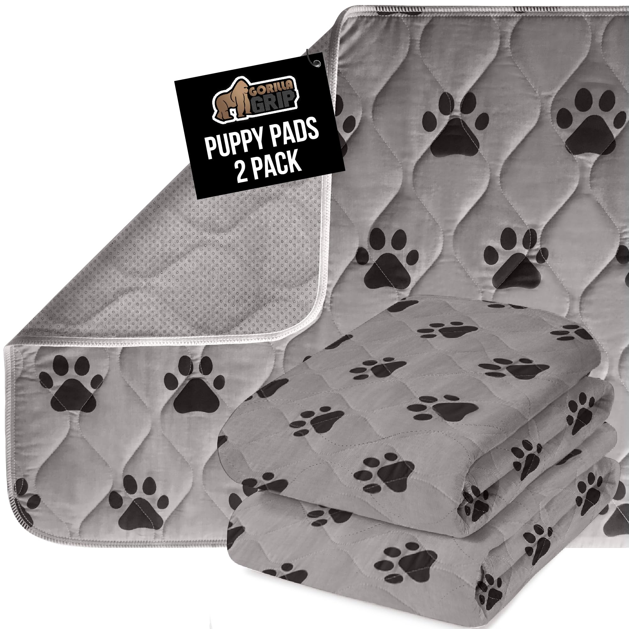 Gorilla Grip tapis chiots lavable 40x26, protection durable et pratique.