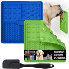 Tapis Gorilla Grip avec 49 ventouses pour une adhérence fiable.