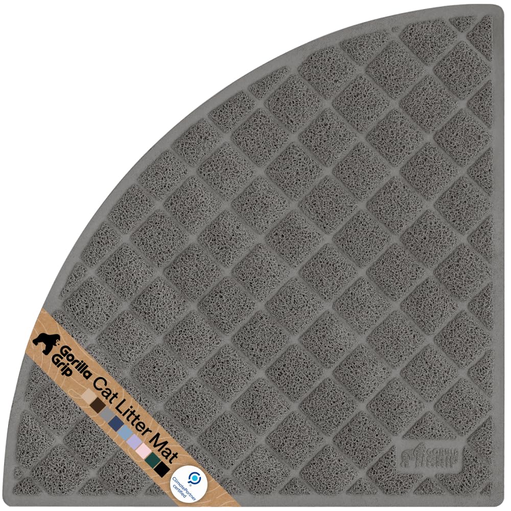 Tapis Gorilla Grip pour litière: ressorts maillés qui retiennent la litière.