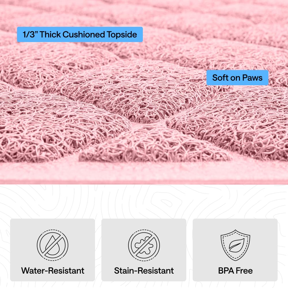 Gorilla Grip Tapis Litière Nettoyage Facile: aspirer les grains rapidement après utilisation.