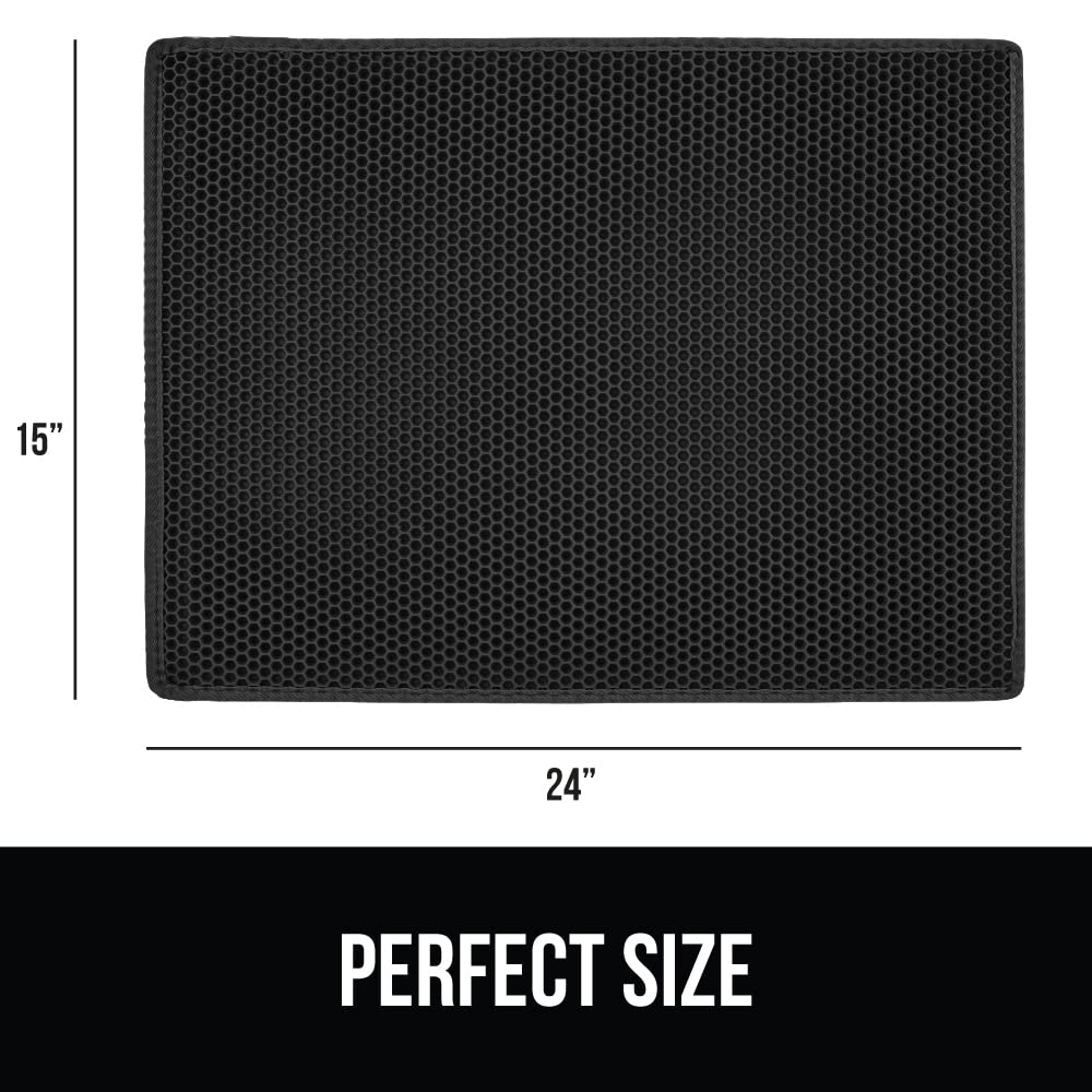 Gorilla Grip, taille 24x15 pouces adaptée à la plupart des caisses.