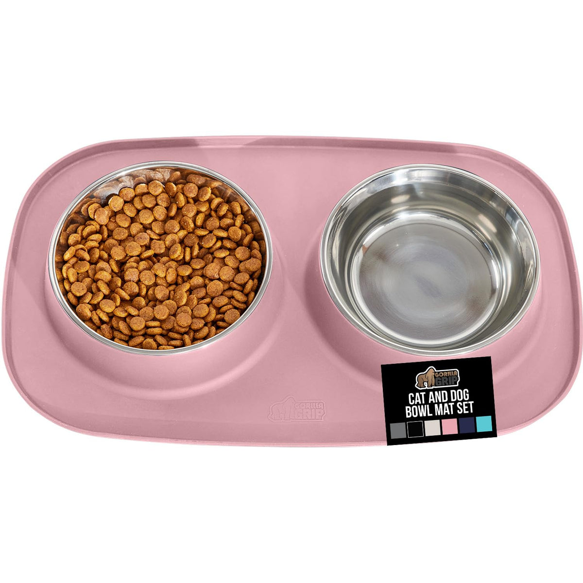 Tapis en silicone Gorilla Grip anti-mess protège les sols.