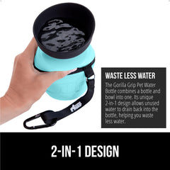 Gorilla Grip verrou-anti-fuite: bouchon sécurisé évitant les fuites pendant le transport.