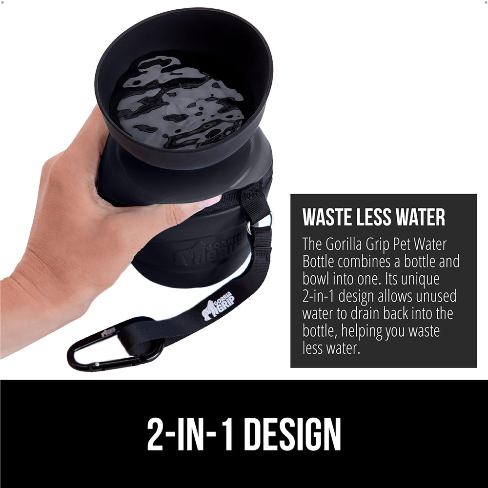 Gorilla Grip verrou étanche évite les fuites pendant les trajets.