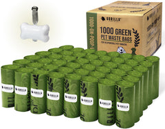 Gorilla Supply – distributeur fixé au collier pour ramassage pratique des crottes.