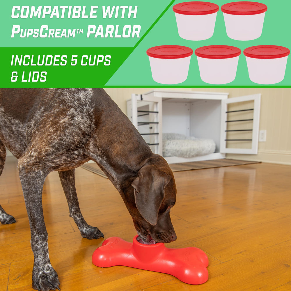GoSports PupsCream Parlor: couvercles compatibles facilitant la conservation des portions